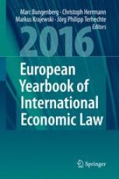 book European Yearbook of International Economic Law 2016