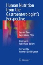 book Human Nutrition from the Gastroenterologist’s Perspective: Lessons from Expo Milano 2015