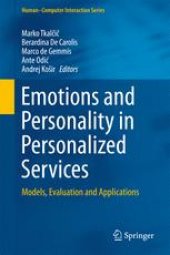 book Emotions and Personality in Personalized Services: Models, Evaluation and Applications