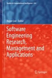 book Software Engineering Research, Management and Applications