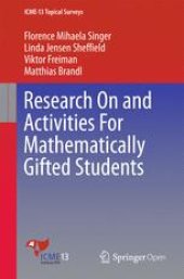 book Research On and Activities For Mathematically Gifted Students