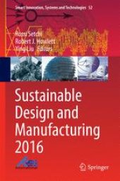 book Sustainable Design and Manufacturing 2016