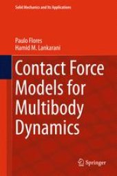 book Contact Force Models for Multibody Dynamics