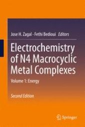 book Electrochemistry of N4 Macrocyclic Metal Complexes: Volume 1: Energy