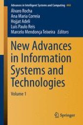 book New Advances in Information Systems and Technologies