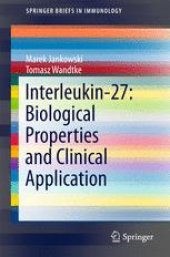 book Interleukin-27: Biological Properties and Clinical Application