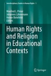 book Human Rights and Religion in Educational Contexts