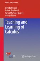 book Teaching and Learning of Calculus