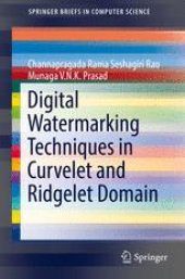 book Digital Watermarking Techniques in Curvelet and Ridgelet Domain