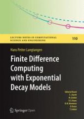 book Finite Difference Computing with Exponential Decay Models