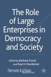 book The Role of Large Enterprises in Democracy and Society