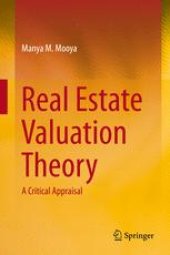 book Real Estate Valuation Theory: A Critical Appraisal