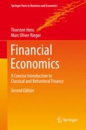 book Financial Economics: A Concise Introduction to Classical and Behavioral Finance