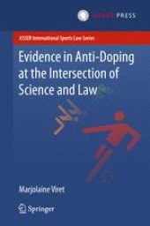 book Evidence in Anti-Doping at the Intersection of Science & Law