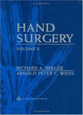 book Hand Surgery. 2 Volume Set