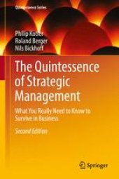 book The Quintessence of Strategic Management: What You Really Need to Know to Survive in Business