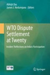 book WTO Dispute Settlement at Twenty: Insiders’ Reflections on India’s Participation