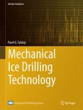 book Mechanical Ice Drilling Technology