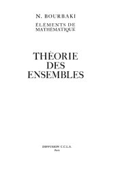 book Théorie des ensembles