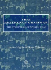 book Thai Reference Grammar. The structure of spoken Thai