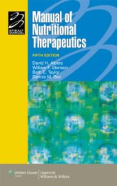 book Manual of Nutritional Therapeutics