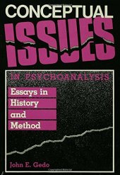 book Conceptual Issues in Psychoanalysis: Essays in History and Method