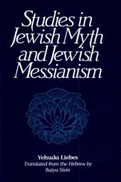 book Studies in Jewish Myth and Jewish Messianism