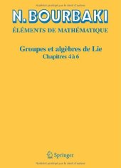 book Groupes et algèbres de Lie: Chapitres 4, 5 et 6