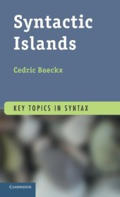 book Syntactic Islands