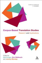 book Corpus-Based Translation Studies: Research and Applications