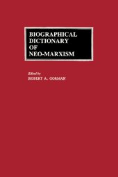 book Biographical Dictionary of Neo-Marxism