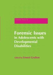 book Forensic Issues in Adolescents with Developmental Disabilities