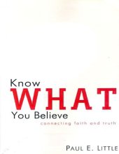 book Know What You Believe