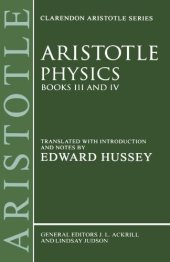 book Physics: Books III and IV