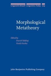 book Morphological Metatheory