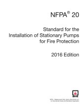 book Standard for the Installation of Stationary Pumps for Fire Protection