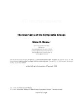 book The Invariants of the Symplectic Groups