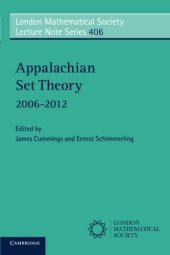 book Appalachian Set Theory: 2006-2012