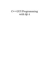 book C++ GUI Programming with Qt 4