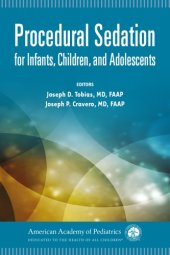 book Procedural Sedation for Infants, Children, and Adolescents