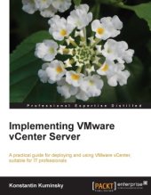 book Implementing VMware vCenter Server