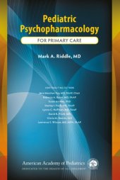 book Pediatric Psychopharmacology FOR PRIMARY CARE