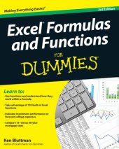 book Excel Formulas and Functions For Dummies