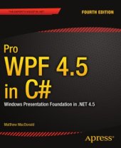 book Pro WPF 4.5 in C# Windows Presentation Foundation in .NET 4.5, 4 edition