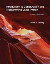 book Introduction to Computation and Programming Using Python