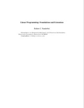 book Linear Programming  Foundations and Extensions