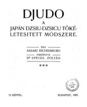 book Djudo a Japan Dzsiu-Dzsicu Toke - Letesitett Modszere