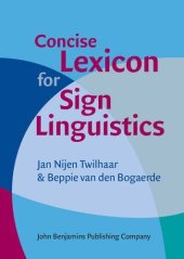 book Concise Lexicon for Sign Linguistics