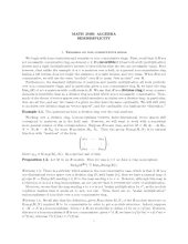 book Math 250B - Algebra: Semisimplicity