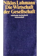 book Die Wirtschaft der Gesellschaft